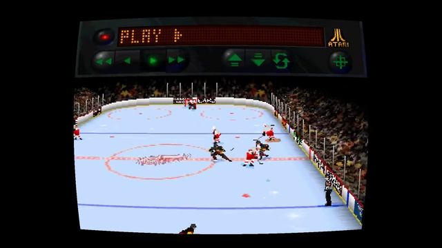 Brett Hull Hockey - Atari Jaguar - Crazy Goal by Steve Yzerman (BigPEmu) смотреть онлайн