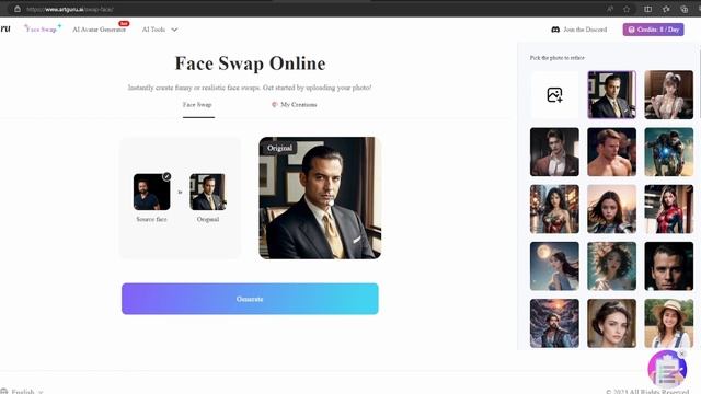Mastering Face Swaps with Artguru.ai: A Step-by-Step Guide || Face Swapping AI tool смотреть онлайн