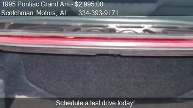 1995 Pontiac Grand Am SE - for sale in Enterprise, AL 36330 смотреть онлайн