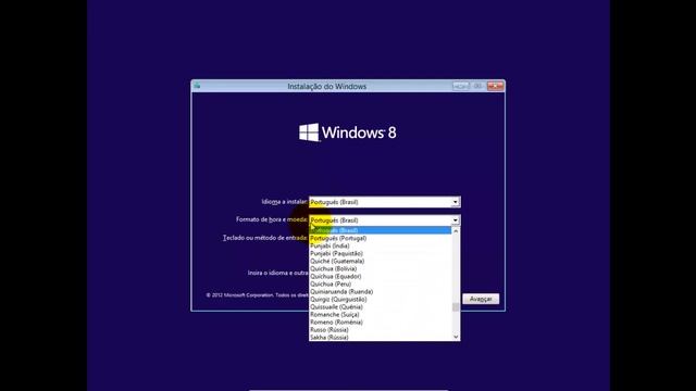 Tutorial de Instalação do Windows 8 Pro смотреть онлайн