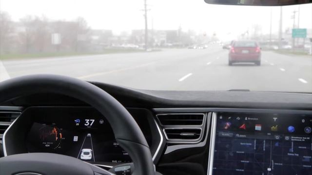 Tesla cruise control at slow speed: how low can you go? смотреть онлайн