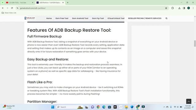ADB Partition Full Backup Restore Rom Tool For Window смотреть онлайн