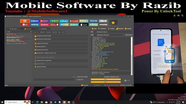 Xiaomi Redmi Note 11 Pro Pissarro MIUI14 Unlock Bootloader   Disable Micloud No Relock By UnlockToo