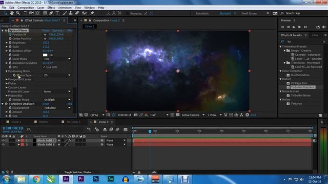 How To Make Space Scene | Adobe After Effects In HINDI смотреть онлайн