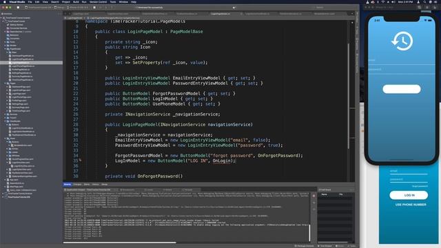 Xamarin.Forms Tutorial #27 - UI Redesign: Login Page Complete - Time Tracker App смотреть онлайн