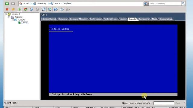 VMWARE Labs-Working with Virtual Machine in vCenter vSphere of ESXi 5 смотреть онлайн
