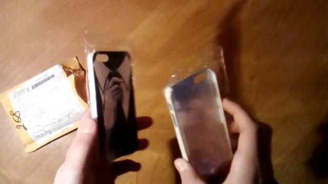 Посылки из Китая № 6 - 2 накладки для iPhone 5S смотреть онлайн