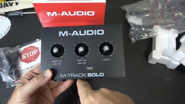 M-AUDIO M-TRACK SOLO UNBOX AND REVIEW -- LGH смотреть онлайн