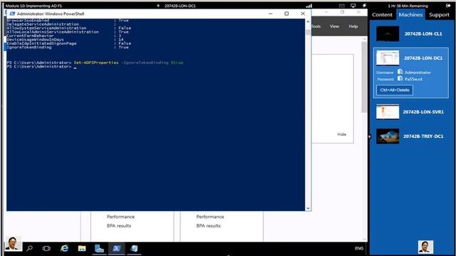 ADFS single sign on part 3 Windows Server 2016 - 20742B M10 смотреть онлайн