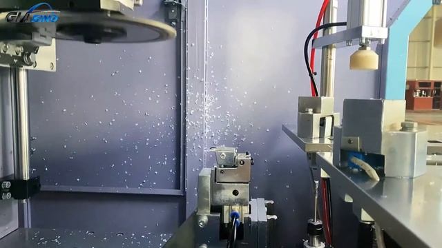 three axis 6 cutters upvc window door CNC corner cleaner смотреть онлайн