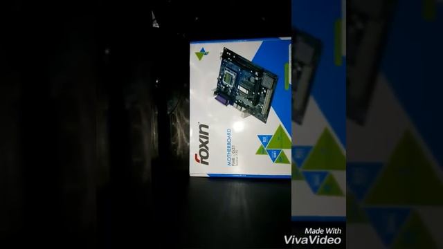 Foxin Motherboard FMB-G31 Socket 775 unboxing and review by Naresh смотреть онлайн