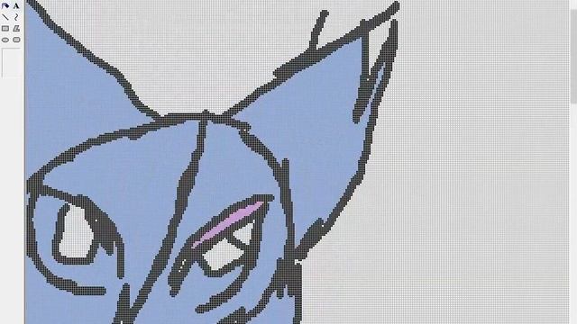 Drawing in #mspaint #windowsxp #nostalgia #cat #pax #paxadact #windows #xp #paint #limits #colours смотреть онлайн
