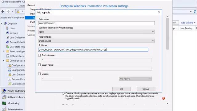 Create WIP policy or Windows Information Protection Policy Step by Step Tutorial смотреть онлайн