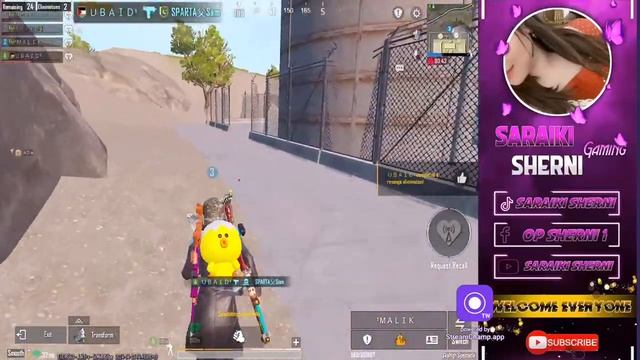 PUBG MOBILE LIVE stream Saraiki Sherni 😍|PUBG LOVERS| смотреть онлайн