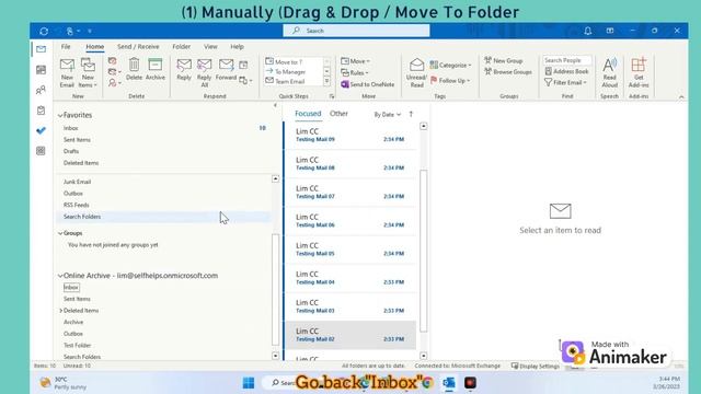 How to Use Outlook Online Archive смотреть онлайн