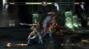 Mortal Kombat 9 Kitana Arcade Ladder On Expert Gameplay (4K)