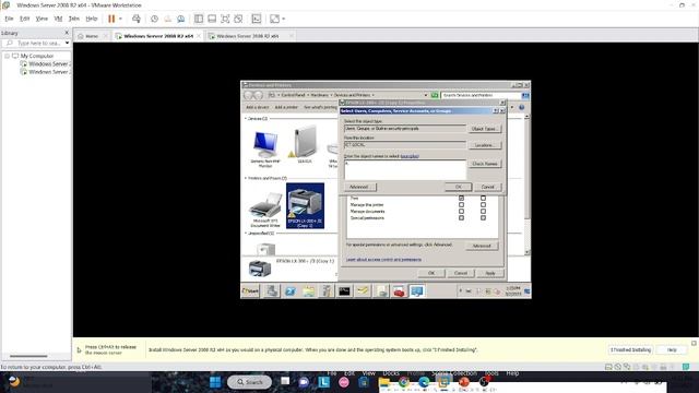 CONFIGURE PRINTER SHARING TO SERVER, CONFIGURE PRINTER TO (WINDOW 7). смотреть онлайн