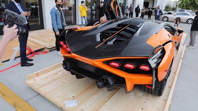 First Lamborghini Sian in North America - Delivery Day! смотреть онлайн