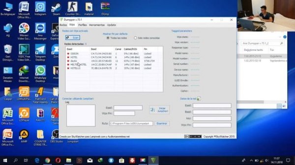 wifi kodunu buzub kirish DUMPER LINKI