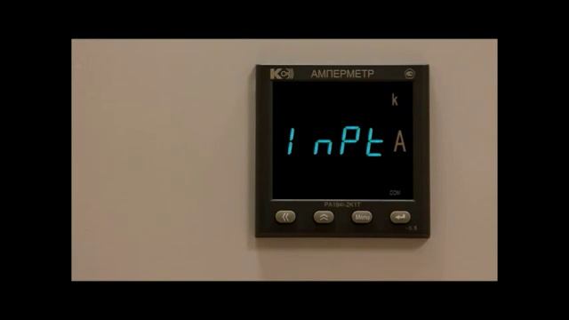 Настройка параметров цифрового амперметра PA194I-2K1T смотреть онлайн