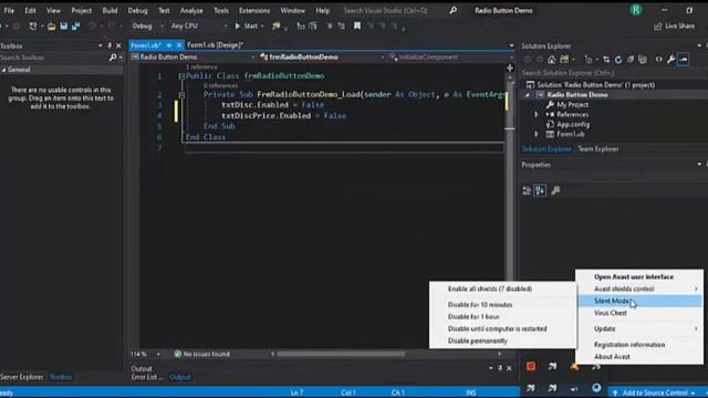 VISUAL BASIC RADIO BUTTON смотреть онлайн