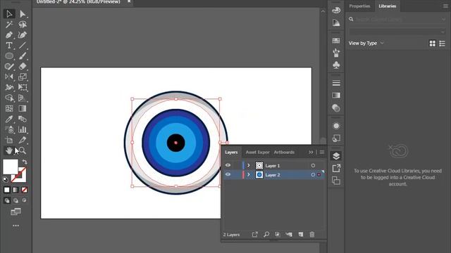 HOW TO CREATE VECTOR EYE IN ILLUSTRATOR смотреть онлайн