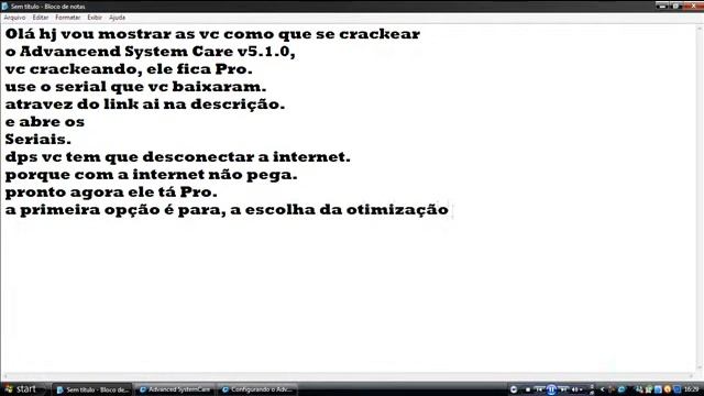 Como Crackear o Advanced System Care V5.1.0(crackeado 395 dias) смотреть онлайн