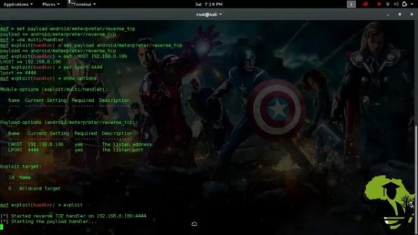 HACKING ANDROID PHONE USING MSFVENOM