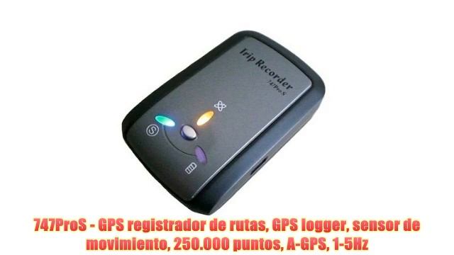 747ProS - GPS registrador de rutas GPS logger sensor de movimiento 250.000 puntos A-GPS 1-5Hz смотреть онлайн