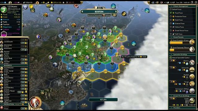 Civilization 5 - Let's Play America - Vox Populi - Part 10 смотреть онлайн