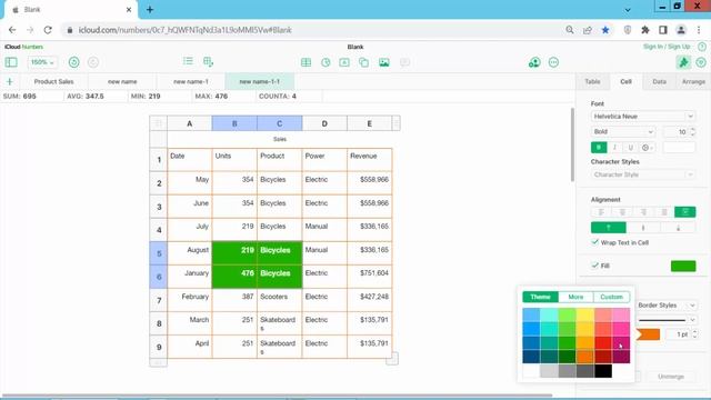 How to highlight cells in Apple Numbers (Spreadsheet) on Mac смотреть онлайн