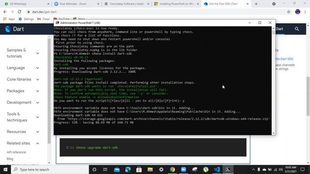 Installing Chocolatey & Dart-SDK (Mobile Application Development) Lec2 part2 смотреть онлайн