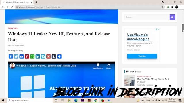 Window 11 Release Date Announced Finally! | Window 11 Leaked Features | Complete Info in Urdu/Hindi смотреть онлайн