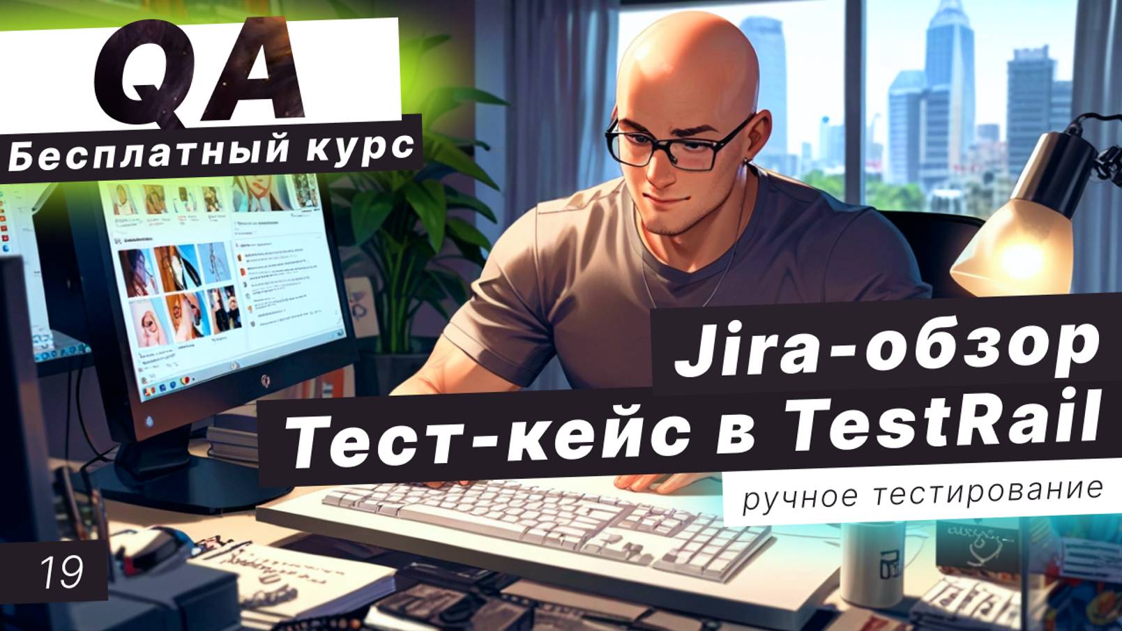 Урок 19. Jira - обзор. Учимся оформлять тест-кейсы в TestRail смотреть онлайн