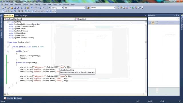 How to Use a Chart in C# WinForms - Tutorial SeeSharp смотреть онлайн