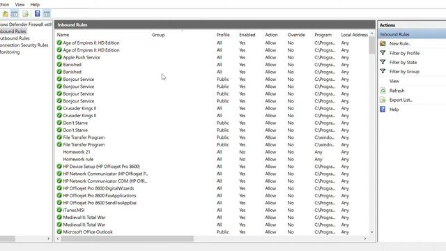 Windows Defender Firewall with Advanced Security 12 8 2018 1 44 39 PM смотреть онлайн