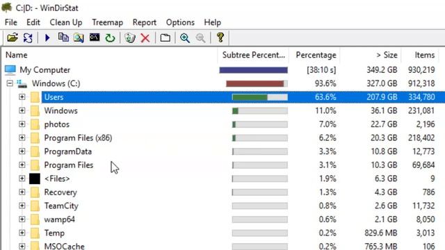 windirstat tool | find the directory size easily in Windows смотреть онлайн