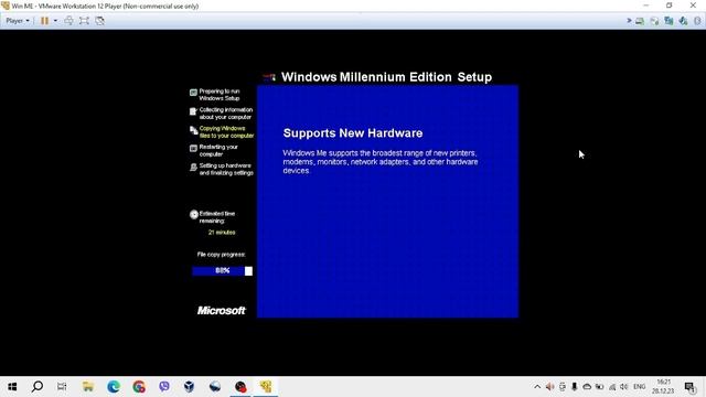 Windows ME Install Tutorial смотреть онлайн