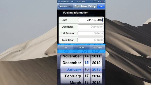 Gas MPG - iPhone Mileage App смотреть онлайн