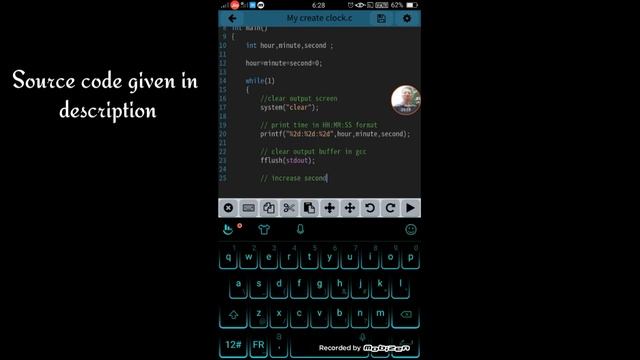 How create Digital clock with programing in C смотреть онлайн