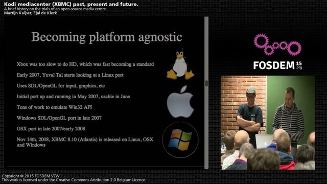 FOSDEM 2015 - Developer Room - Open Media - Kod смотреть онлайн