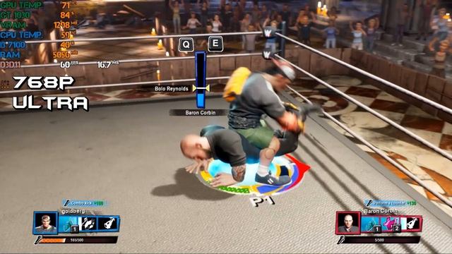 WWE 2K Battlegrounds || GT 1030 + i3 7100 Performance Test || 768p Ultra Settings Benchmark смотреть онлайн
