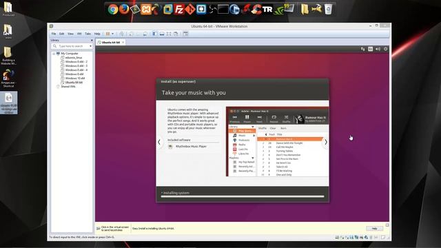 Install Ubuntu 15.10 in VMware Workstation смотреть онлайн