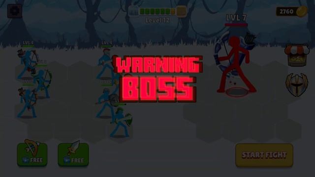 STICKMAN WARRIOR MERGE MASTER - Walkthrough Gameplay Part 1 - INTRO (iOS Android) смотреть онлайн