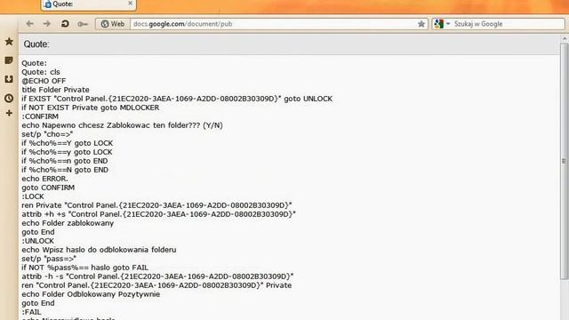 Jak stworzyć folder na hasło w systemie Windows7 смотреть онлайн