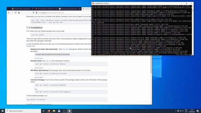 NUS, lab 1: Instalacja ROS Melodic na Windows 10 vcxsrv, gazebo, turtlesim смотреть онлайн