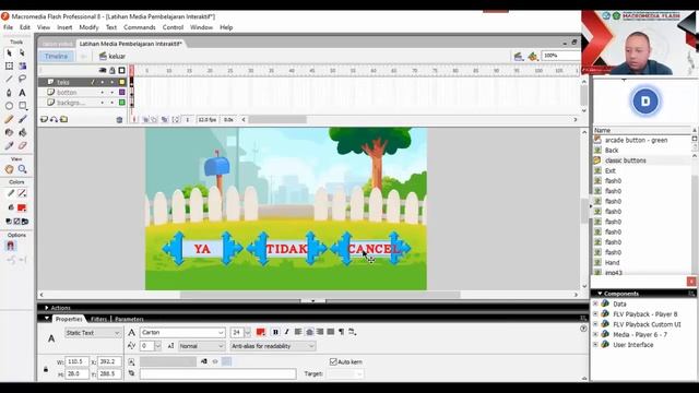 Part 5 | Scene Evaluasi 2 Pembelajaran pada Macromedia Flash 8 смотреть онлайн