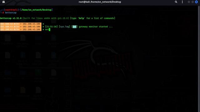 KALI LINUX #8 MITM ATTACK #1 USING BETTERCAP смотреть онлайн