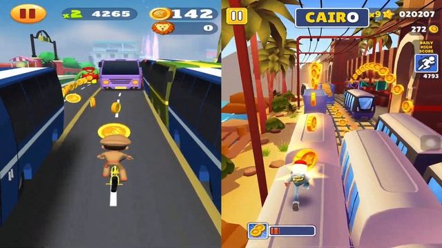 Subway Surfers ’OR’ Little Singham Cycle Run - Which Is The Best Game??? Android/iOS Gameplay HD смотреть онлайн