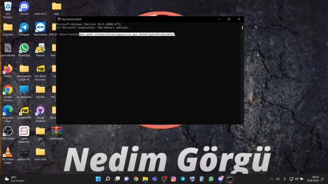 Ürün Anahtarı Nasıl Öğrenilir ? (Windows 11) смотреть онлайн